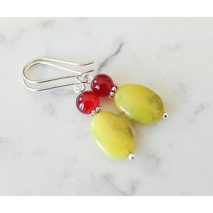 Lemon Jade Earrings